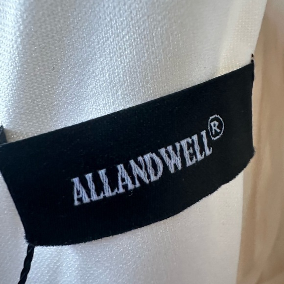 ALLANDWELL Women's Round Neck Long Dress Elegant Mermaid Evening Cocktail Dress - Picture 12 of 15